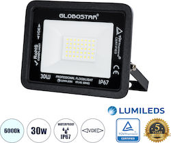 GloboStar Atlas Rezistent la apă Proiector LED 30W Alb Rece 6000K IP67