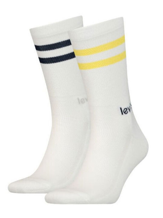 Levi's Cut Socks White 2Pack