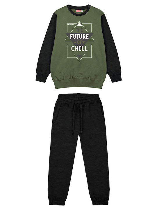 Energiers Kids Sweatpants Set Black 2pcs