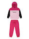 Energiers Kids Sweatpants Set Pink 2pcs Βαμβακερή