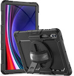Tech-Protect Solid360 Umschlag Rückseite Silikon Stoßfest Schwarz (Galaxy Tab S8 Ultra)