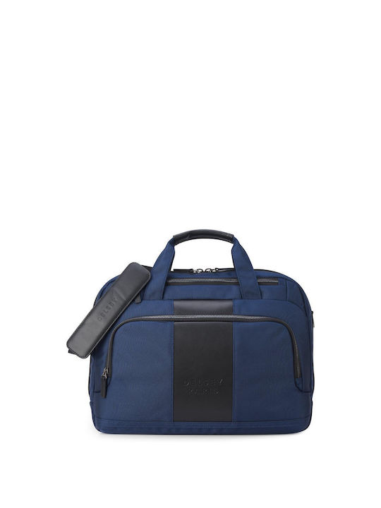 Delsey Wagram Geantă De umăr / de mână pentru laptop 14" Albastru marin