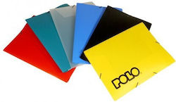 Polo Folder with Rubber Band and Ears for Paper B5 9-19-050-Black (Μiscellaneous colours)