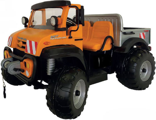 Taurus Doppelsitzer Lastwagen 12 Volt Orangen Für 3+ Jahre