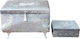 Olia Home Velvet Baptism Box 55x35x30cm