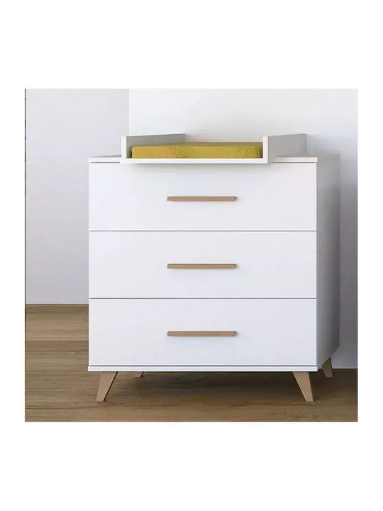 Schimbător pentru Bebeluși-Mobilier Albă 86x48x92cm