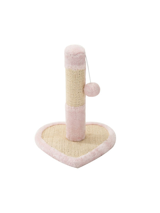 Scratching Post Cat Trees Pink Height 30cm