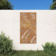 vidaXL Wall Decoration Garden Metal 105cmx55cmx...