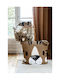 L'Effet Papillon Set Kids Duvet Cover Single with Pillowcase Brown 140x200cm