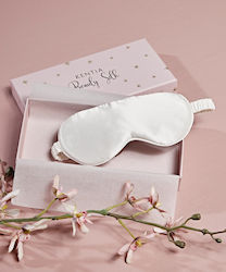 Kentia Silk Sleep Mask 20x9cm White