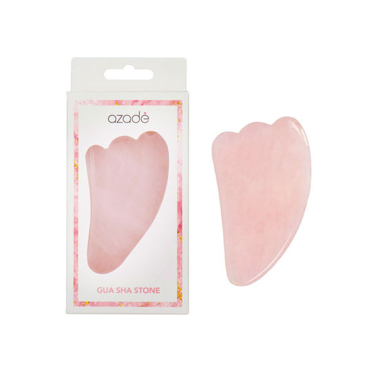 Azade Gua Sha Werkzeug aus Rosenquarz 1 Stück
