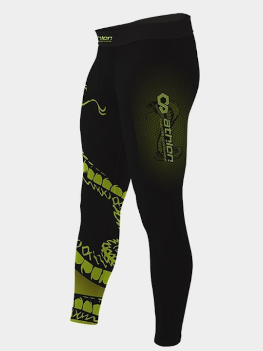 Athlon Long Men Martial Arts Leggings Black