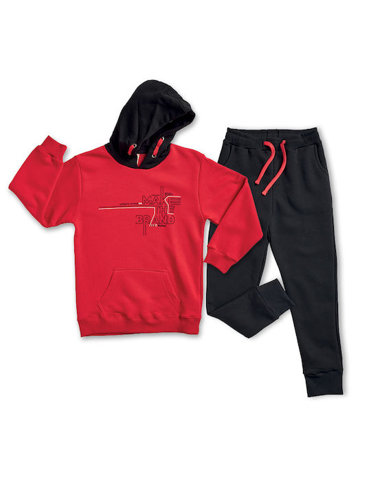 Reflex Kids Sweatpants Set Red 2pcs