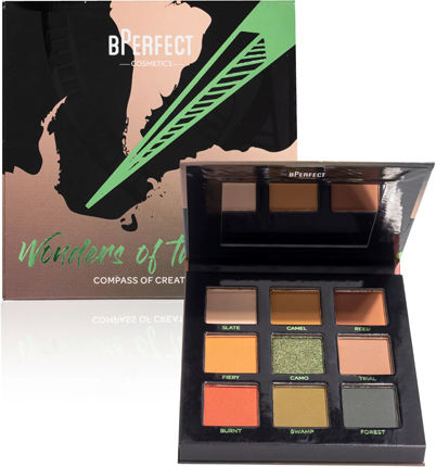 BPerfect Cosmetics Compass Creativity Палитра със Сенки за Очи в Твърда Форма Чудесата на Запада 13.5гр