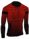 Athlon Long Sleeve Shirt 135-1830 for Jiu-Jitsu Red