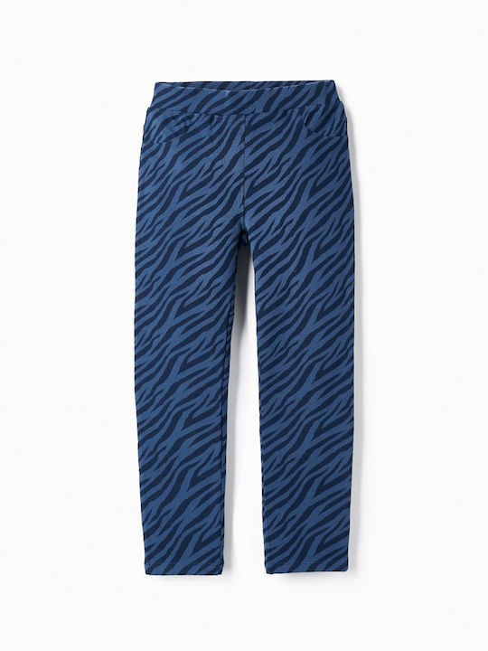 Zippy Kinder Leggings Lang Blau