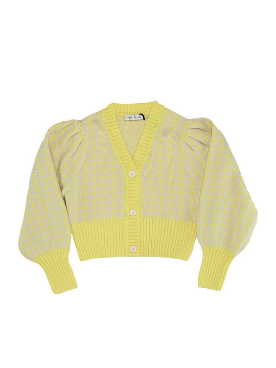 To Be Too Kids Cardigan Yellow