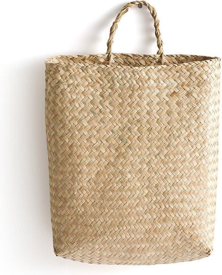 La Redoute Interieurs Кошница за съхранение Слама Бежов 25x25x38см 1бр