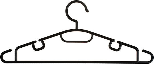 Tpster Clothes Hanger Black 30946 5pcs