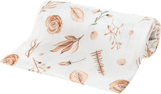 Bocioland Cotton Swaddle Wrap Multicolour 30x30cm.