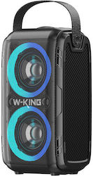 W-King Karaoke System with a Wireless Microphone T9II in Black Color