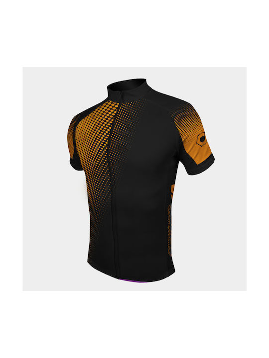 Athlon Calydo Kurze Ärmel Radtrikot Schwarz