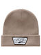 Vans Beanie Unisex Beanie Gestrickt in Beige Farbe