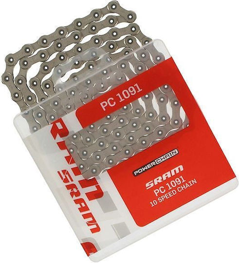 Sram Pc Hollowpin 114 Ketten Fahrradketten 10 Gänge 114L Silber