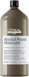 L'Oreal Professionnel Serie Expert Absolut Repair Molecular Shampoos Wiederaufbau/Ernährung für Beschädigt Haare 1x1500ml
