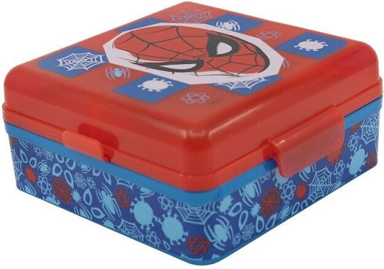 Stor Plastic Kids' Food Container Spiderman