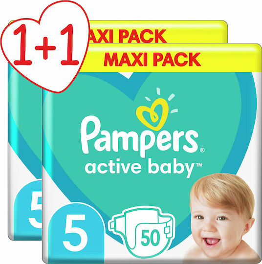 Pampers Tape Diapers Active Baby for 11-16kg 100pcs