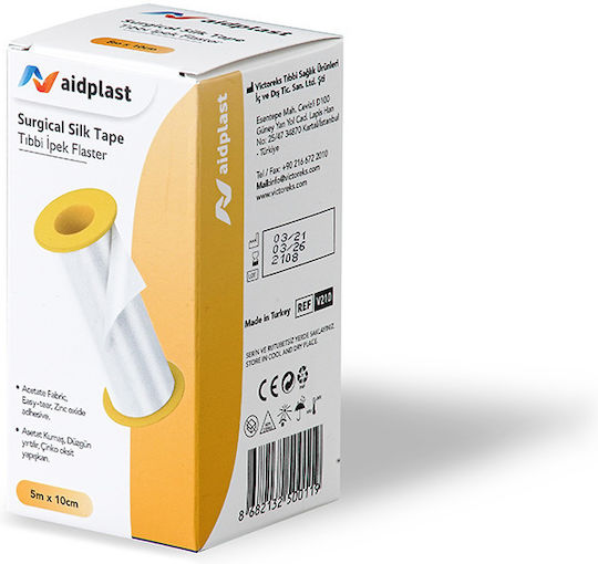 Victoreks Seide Verbandband 10cm x 5m