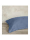 Nima Sheet Super-Double with Elastic 165x205+35cm. Superior Shadow Blue