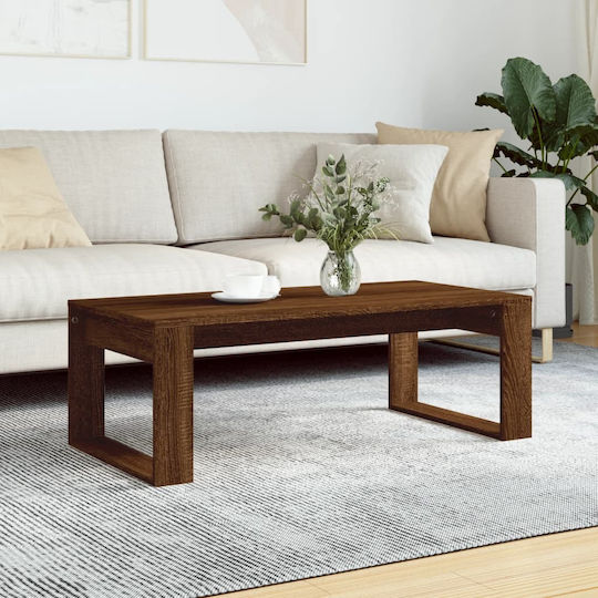 wohnzimmer tische modern Wohnzimmertisch auf Sockel in Schwarz Grau Marmor Look Tribal