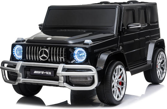 Mercedes Benz G63 AMG Две Места с Дистанционно Управление Лицензиран 24 Волта Черен