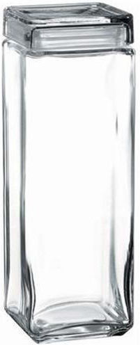 Espiel Espiel General Use Glass Jar with Airtight Lid Transparent 2500ml