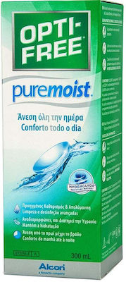 Alcon Opti-free Pure Moist Υγρό Φακών Επαφής 300ml