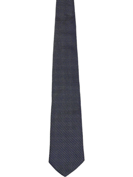 Boss Men's Tie Printed Navy Blue