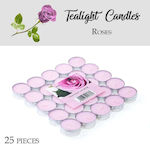 Scented Tealights Pink 25pcs