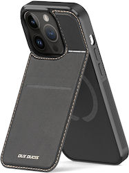 Dux Ducis Wallet Δερμάτινο / Δερματίνης / Σιλικόνης Μαύρο (Apple iPhone 15 Pro)