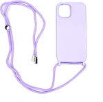 iSelf Color Back Cover Metallic with Strap Purple (Redmi 12 4G / Redmi 12 5G)