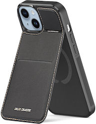 Dux Ducis Wallet Δερμάτινο / Δερματίνης / Σιλικόνης Μαύρο (Apple iPhone 15)