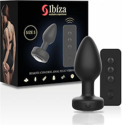 Ibiza Dop Anal cu Funcție Wireless și Vibrație Mici Neagră Ibiza Dop Anal cu Funcție Wireless și Vibrație Mici Neagră