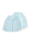 Kids' Casual Jacket Short with Hood Blue