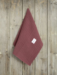 Nima Arida Towel from 100% Cotton Bordeaux 50x70cm