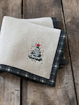 Nima Festive Коледна Хавлиени кърпи Бял Д40xШ40см.