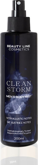 Beauty Line Clean Storm Body Mist 200ml