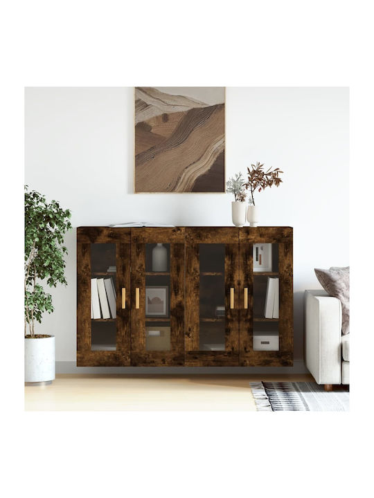 Sideboard Wooden Καπνιστή Δρυς 69.5x34x90cm