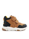Kids Boots with Velcro Brown