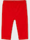 Kinder Leggings Radfahren Kurz Rot
